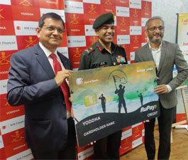 Launch of Bank of Baroda RuPay Credit card for Indian Army
